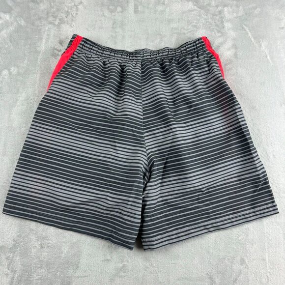 Nike Running Shorts Mens Large Grey Striped Lightweight Performance 7" Inseam - Picture 8 of 16